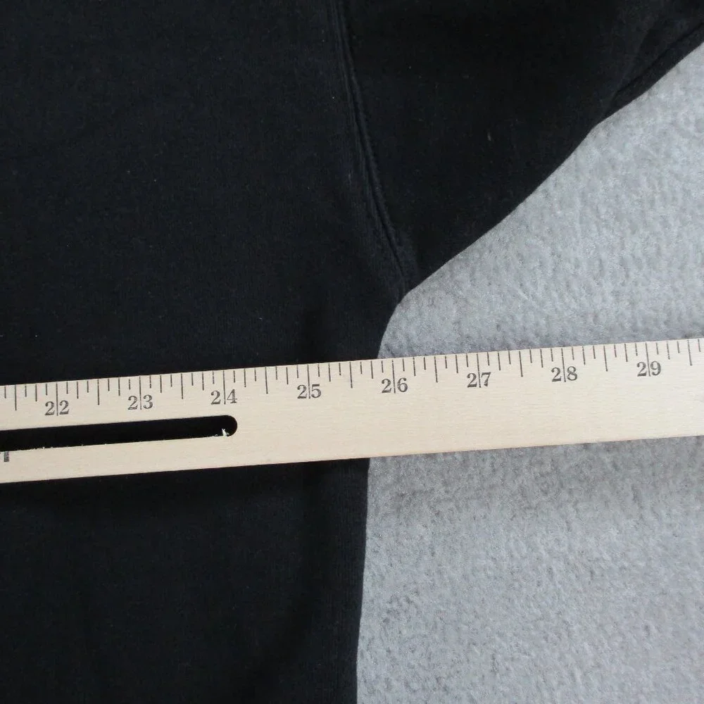 Fear of God Essentials Stretch Limo Hoodie Adult Medium Black Logo Spellout EUC - Picture 7 of 9
